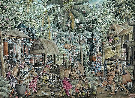 Suasana Desa di Bali