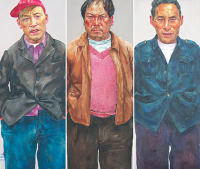 Untitled (Triptych) by Hua Shen - Auction record, sale price, and art valuation. Compare with similar artists and explore comparable artworks.