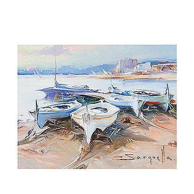 Sample artwork by Joan Sarquella (Born 1956), known for painting - View similar artists and auction records