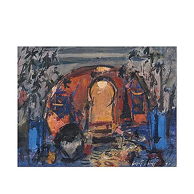 Paisaje árabe. by August Rosell - Auction record, sale price, and art valuation. Compare with similar artists and explore comparable artworks.