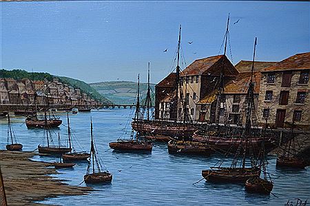 PADSTOW HARBOUR by Kevin Platt - Auction record, sale price, and art valuation. Compare with similar artists and explore comparable artworks.