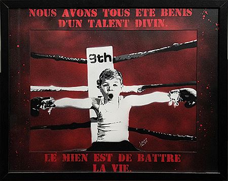"Nous avons tous été bénis d'un talent divin, le mien est de battre la vie"