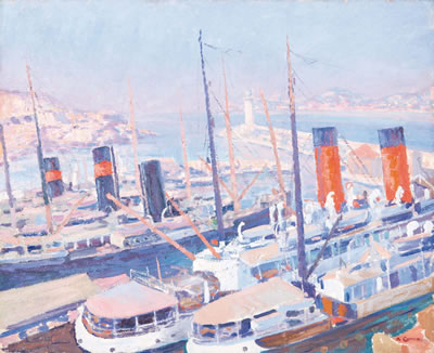 Vue du port