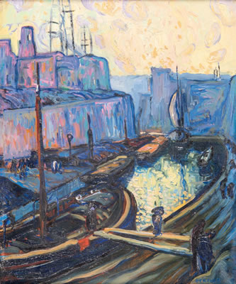 Vue du canal de la Douane