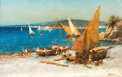 Navire en bord de côte