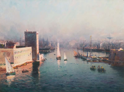 L’entrée du Vieux-Port de Marseille