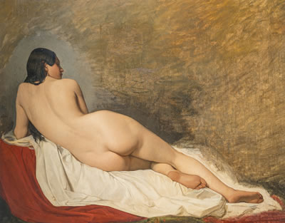 * Etude de nu féminin de dos