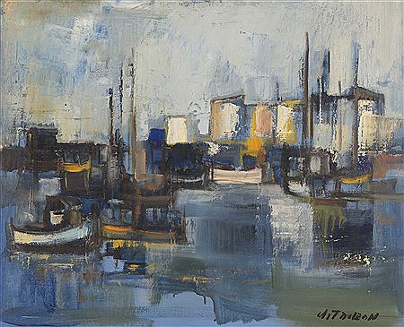 Le port bleu