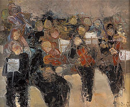 L’orchestre by Yvette Bonte - Auction record, sale price, and art valuation. Compare with similar artists and explore comparable artworks.