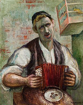 Sample artwork by Abraham Weinbaum (1890 - 1943), known for figure, genre, still life painting - View similar artists and auction records