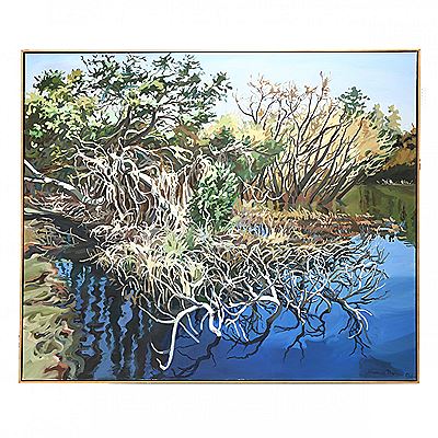 Wetland Scene by Jeremiah Miller - Auction record, sale price, and art valuation. Compare with similar artists and explore comparable artworks.