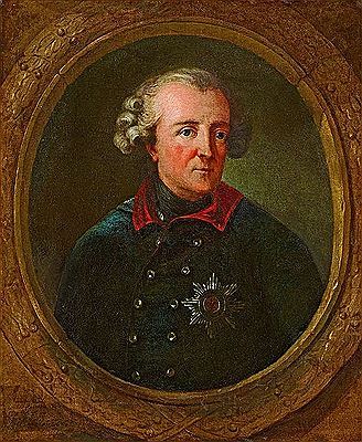 Portrait of King Frederick II of Prussia