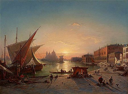 View of Santa Maria della Salute by Ludwig Mecklenburg - Auction record, sale price, and art valuation. Compare with similar artists and explore comparable artworks.