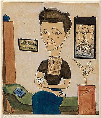 Die Bibelforscherin by Otto Griebel - Auction record, sale price, and art valuation. Compare with similar artists and explore comparable artworks.