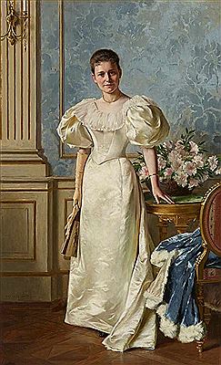 Portrait of Elisabeth Johanna Adele von Wedderkop, née Koenigs