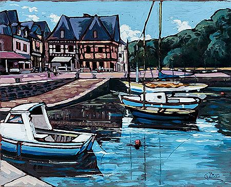 Auray le port de st Goustan by Jean-Pierre Brun Chauvier - Auction record, sale price, and art valuation. Compare with similar artists and explore comparable artworks.