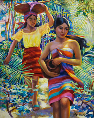 Two Women by Abe Lucas - Auction record, sale price, and art valuation. Compare with similar artists and explore comparable artworks.