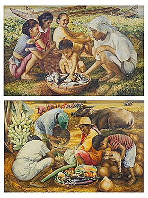 Fish Vendors AND Vendors (2) by Jose Blanco - Auction record, sale price, and art valuation. Compare with similar artists and explore comparable artworks.