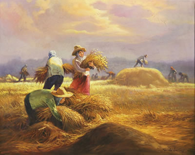 Sample artwork by Papo de Asis (1949 - 2005), known for painting; political and protest murals - View similar artists and auction records