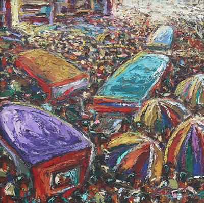 Sample artwork by Marcial Pontillas (20th/21st Century), known for painting - View similar artists and auction records
