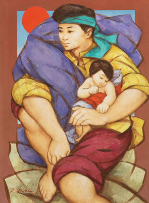 Father and Son by Robert Robbie Nubla - Auction record, sale price, and art valuation. Compare with similar artists and explore comparable artworks.