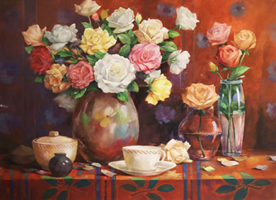 Blossoms by Cris Cruz - Auction record, sale price, and art valuation. Compare with similar artists and explore comparable artworks.