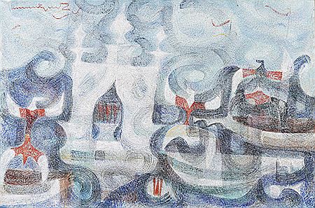 River Festival by Manuel Rodriguez Sr - Auction record, sale price, and art valuation. Compare with similar artists and explore comparable artworks.