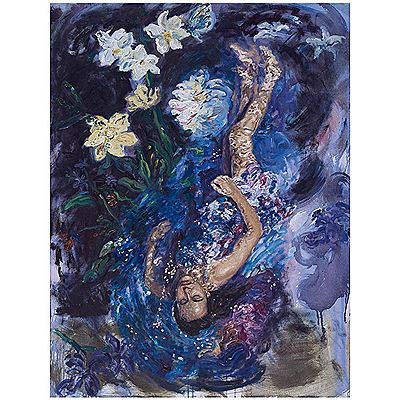 Bañistas con flores, 1995