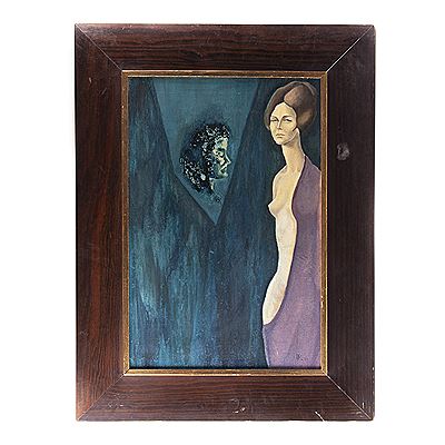 Mujer y rostro by Arturo Rosenblueth - Auction record, sale price, and art valuation. Compare with similar artists and explore comparable artworks.