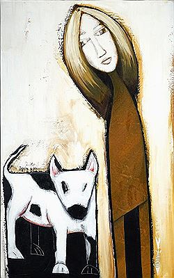 Girl and Dog