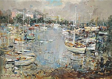Untitled, 1968 (Boats on a Harbour)