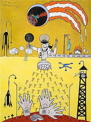 'Kommandant floovax visits the inmates at camp-coercion,' 2013 by Adam Kanofski - Auction record, sale price, and art valuation. Compare with similar artists and explore comparable artworks.