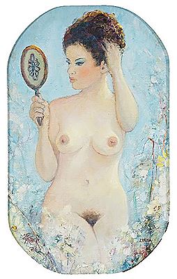 Linda by Sydney Mather - Auction record, sale price, and art valuation. Compare with similar artists and explore comparable artworks.