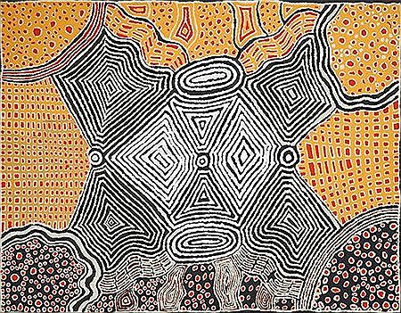Sugarbag at Mt. Denison by Punata Stockman Nungurrayi - Auction record, sale price, and art valuation. Compare with similar artists and explore comparable artworks.
