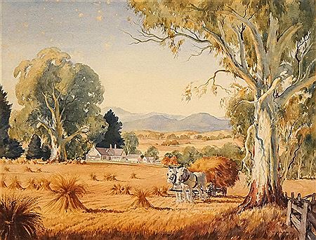 The Harvest by Trevor Clare - Auction record, sale price, and art valuation. Compare with similar artists and explore comparable artworks.