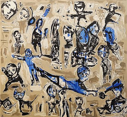 Sample artwork by Carlos Barrios (Born 1966), known for painting, sculpture - View similar artists and auction records
