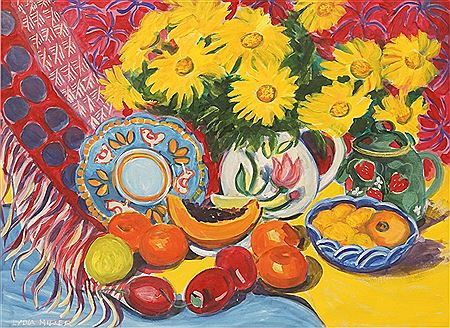 Sample artwork by Lydia Miller (20th Century), known for painting, still life - View similar artists and auction records