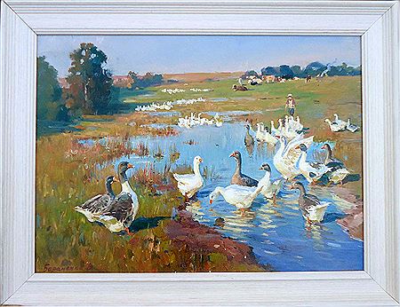 'Feeding the Geese'
