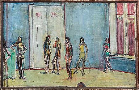 Gymnastikstunde. 1952 by Werner Laves - Auction record, sale price, and art valuation. Compare with similar artists and explore comparable artworks.