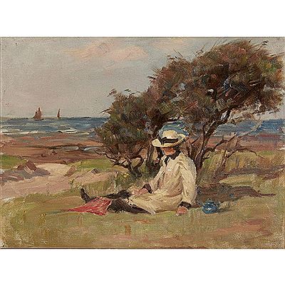 SUMMER AFTERNOON by Agnes M Cowieson - Auction record, sale price, and art valuation. Compare with similar artists and explore comparable artworks.