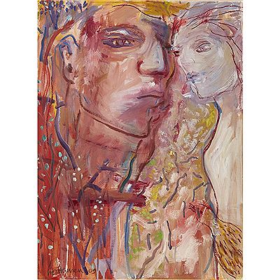 Sample artwork by Lys Hansen (Born 1936), known for painting - View similar artists and auction records
