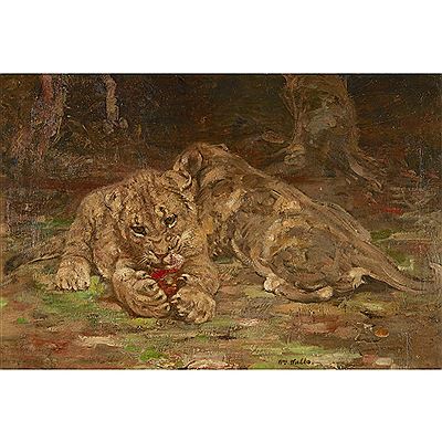 LION CUBS AT REST