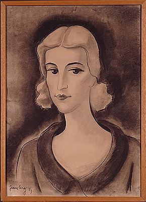 Portrait Les Cheveux Blancs by Jean Leroy - Auction record, sale price, and art valuation. Compare with similar artists and explore comparable artworks.