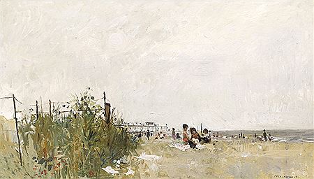 East Coast, Beach Scene, 1954