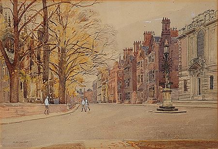 Eton High Street by Nora Davison - Auction record, sale price, and art valuation. Compare with similar artists and explore comparable artworks.