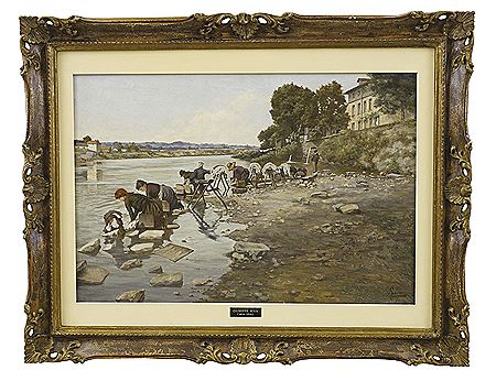 Lavandaie al fiume