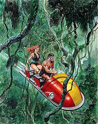 Sample artwork by Don Lawrence (1928 - 2003), known for cartoons, illustration - View similar artists and auction records