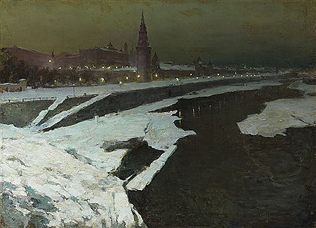 The Kremlin by Night by Ivan Leonidovich Kalmykov - Auction record, sale price, and art valuation. Compare with similar artists and explore comparable artworks.
