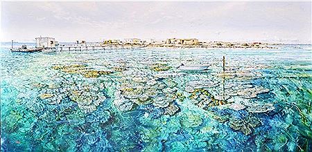 Sample artwork by Larry Mitchell (Born 1953), known for painting - View similar artists and auction records
