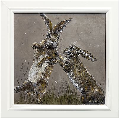 FIGHTING HARES